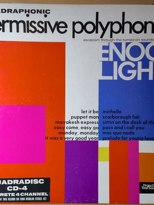 Enoch Light Permissive Polyphonics LP like new, electronic