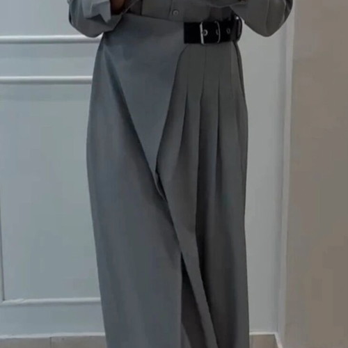 Dress gray like new with special design size M