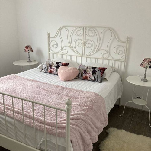 Ikea Leyrvik Bed 180x200 with Candia mattress like new