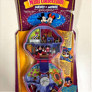 Bluebird Polly Pocket 1995 Disney's Mickey & Minnie Playcase Set