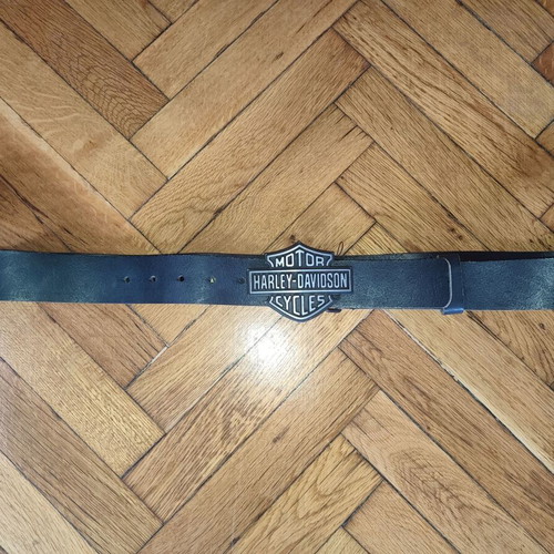 Harley Davidson belt new, genuine leather, black, size 105 cm