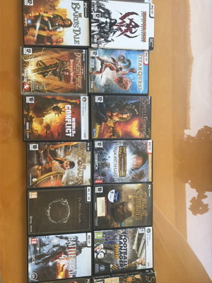 PC Games Collection used, various RPG and strategy titles