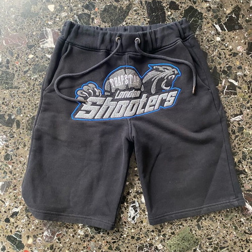 Shooters black and blue shorts like new, size small