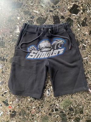 Shooters black and blue shorts like new, size small