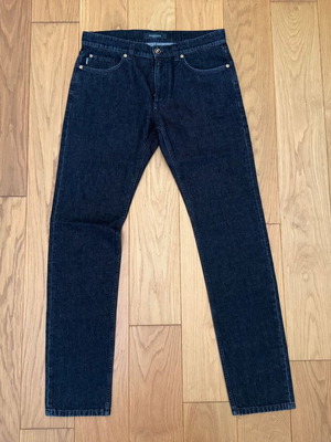 Versace Medusa Ricamati jeans size 34 new, black cotton