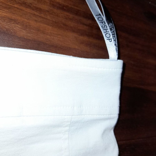 Topshop Mini Skirt Tennis Style white like new, size M