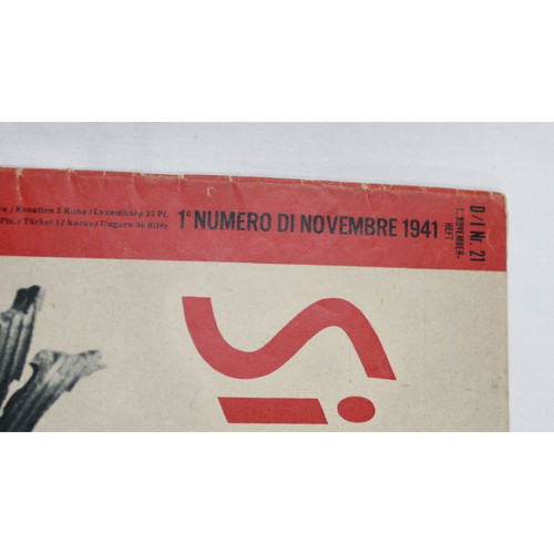 German Army Magazine Signal N.21 used 1941
