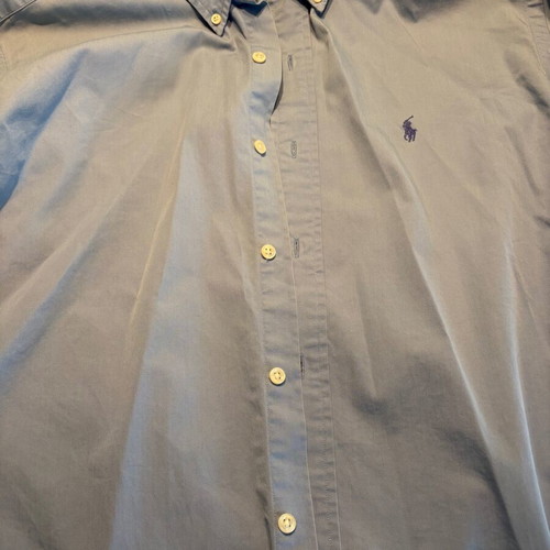 Ralph Lauren polo shirt used, blue, size L