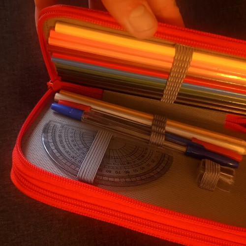 Star Wars pencil case with stationery