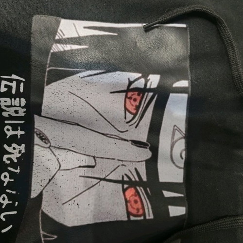 Naruto Akatsuki Itachi hoodie size M like new, black
