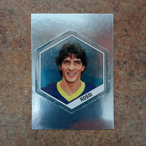 Paolo Rossi sticker used, Panini Supersport 1986
