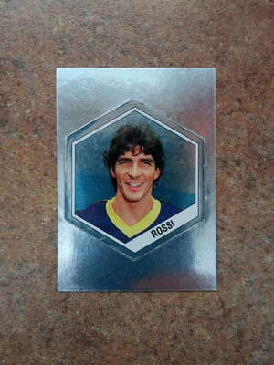 Paolo Rossi sticker used, Panini Supersport 1986