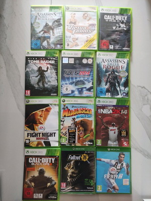 Xbox 360 and One games used, bundle