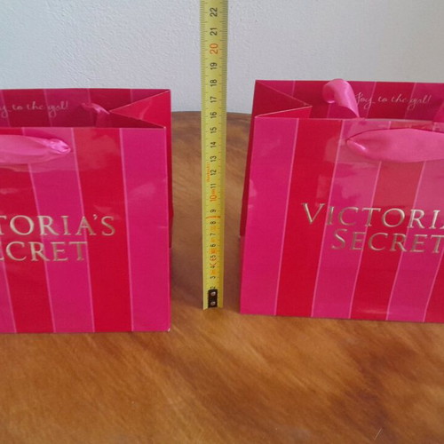 Victoria's Secret paper bags used, set of 6