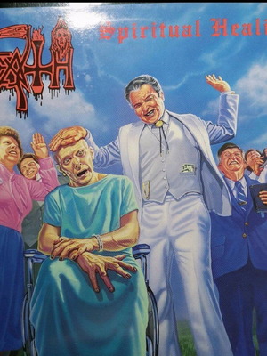 Death Spiritual Healing βινύλιο μεταχειρισμένο, Under One Flag 1990