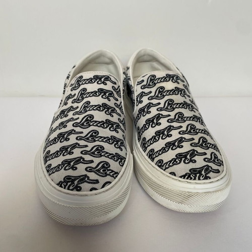 Louis Vuitton Trocadero slip on sneakers used, size 38, white