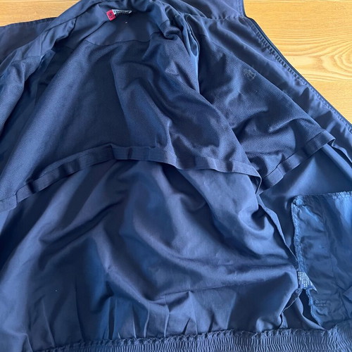 Explorer Navigator vintage men's windbreaker jacket blue and ecru XL