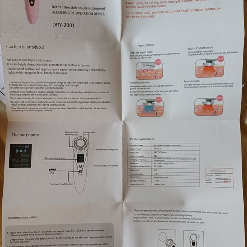 Clever Facial Massage Device new with box and instructions