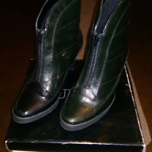 Hunter women's ancle boots used, size 40, iridescent grey