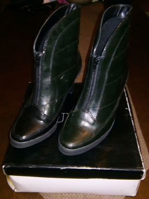 Γυναικεία Hunter Ancle Boots μεταχειρισμένα, γκρι ιριδίζον Νο40