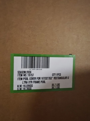 Intex Ultra XTR 975x478 Pool Cover new, genuine