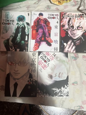 Tokyo Ghoul Manga τόμοι 1,4,7,13,14 σαν καινούργιο
