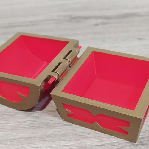 Kingdom Hearts red chest new 3D printed ring box