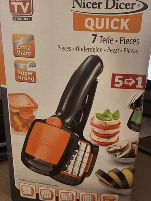 Nicer Dicer Quick Genius 5-in-1 kitchen tool new