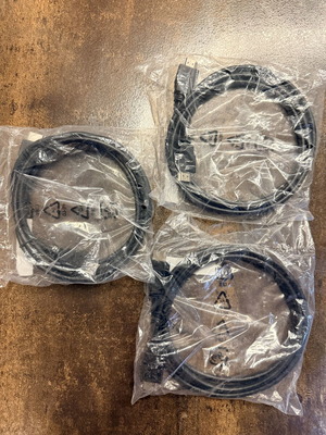 HDMI cables pack of 3 new from back up stock