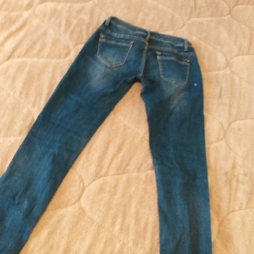Jeans with rips like new, size XS