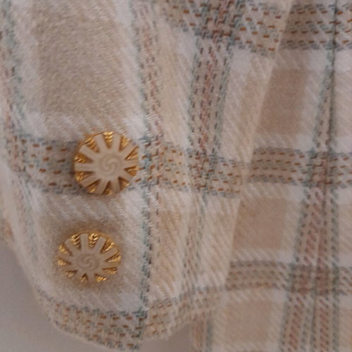 Checked suit like new, size M / 38 / 10