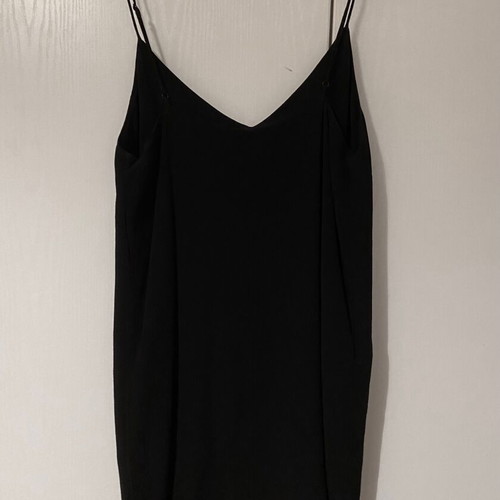 Bershka Black Dress M Like New, Short With Adjustable Straps