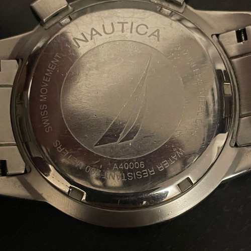 Nautica ρολόι A40006 μεταχειρισμένο, ανδρικό, αδιάβροχο 200 μέτρα