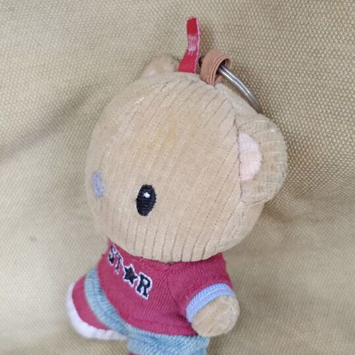 Gosh teddy bear keychain used, colorful, 10 cm plush toy
