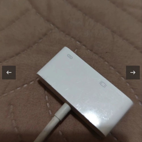 Apple Lightning to VGA adapter used, genuine