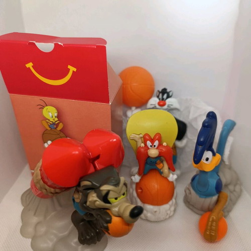 Set of 4 McDonald’s Space Jam: A New Legacy 2021 figures like new