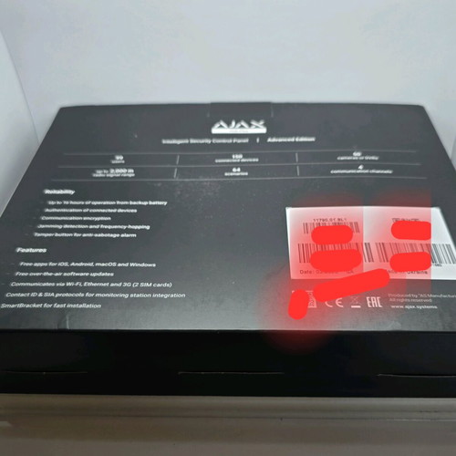 Ajax Hub Plus alarm console new