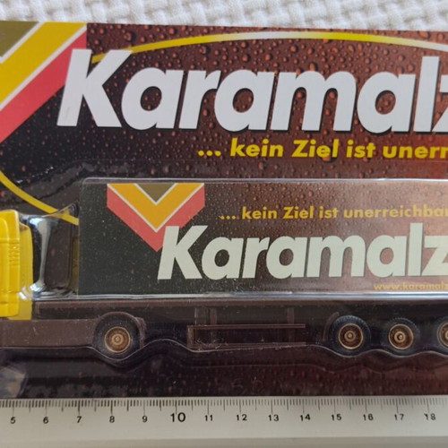 Truck trailer scale H0 new, advertising model
