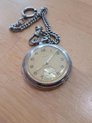 Kienzle vintage wind-up pocket watch used in good condition