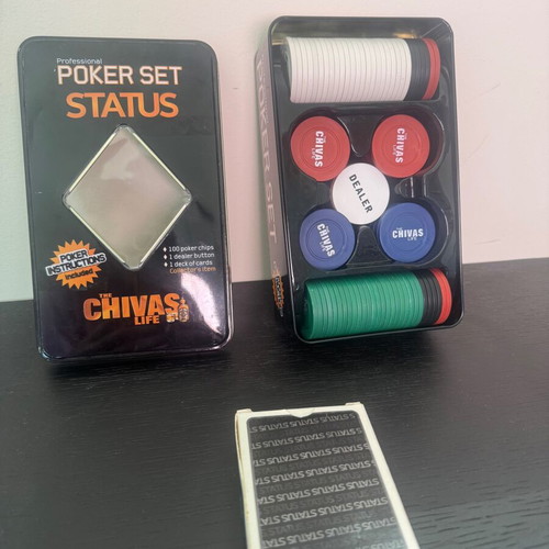 Poker Set from Status magazine like new
