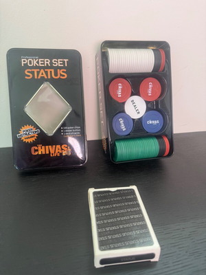 Poker Set from Status magazine like new