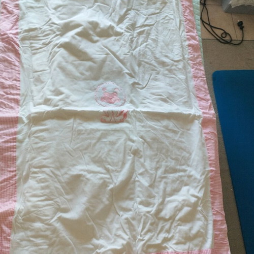 Crib quilt seasonal like new 120x80 cotton duvet cover