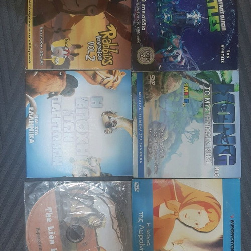 DVD various like new, dubbed pack