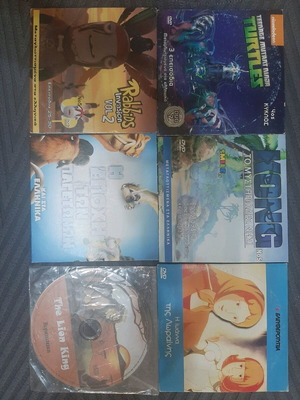 DVD various like new, dubbed pack