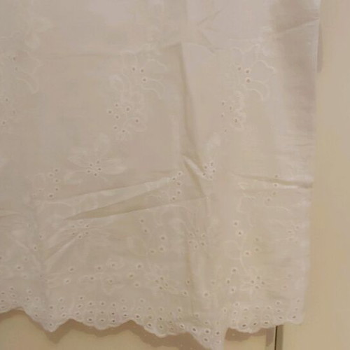 White women's lace blouse cotton, like new, size M/L