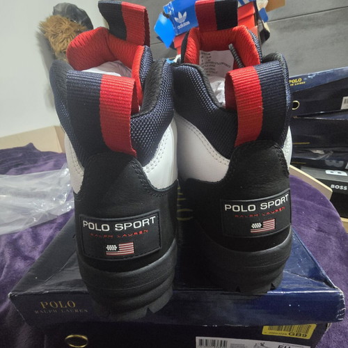 Polo Ralph Lauren Polo Sprt HK-SK HTL boots size 42, white