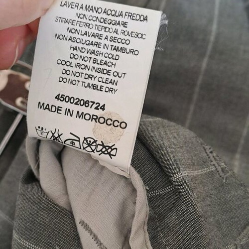 Fornarina pants straight fit, low waist, like new, gray, size S