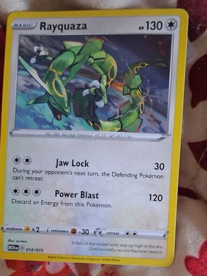 Pokemon Rayquaza cards new condition, set of 2