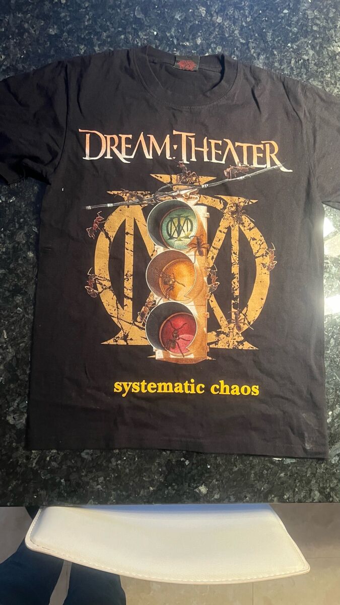 2007年製 ドリームシアター システマティック カオス Tシャツ Dream Theater Systematic 2007 T-Shirt… - € 15,00 - Vendora.cy
