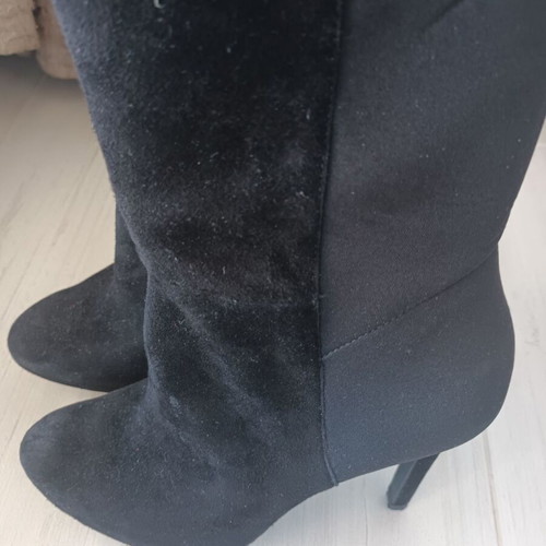 Ash suede boots like new, size 39, black